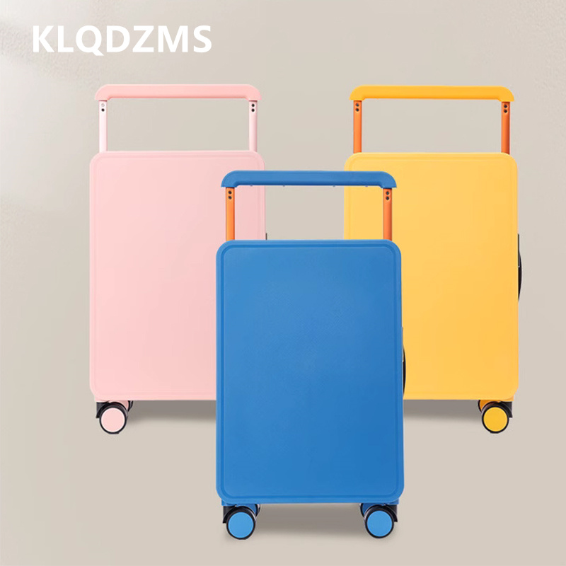 Spinner Wheel Rolling Suitcase 20 Inch - KLQDZMS Bagaj ABS+PC Biniş Kutusu 20''24''Büyük