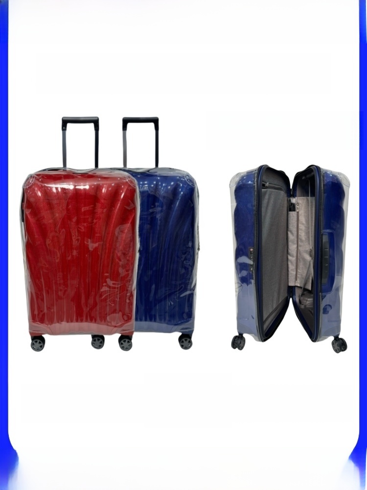 Luggage Protective Cover Transparent - Samsonite CS2 Bagaj Sapı Seyahat Çantası
