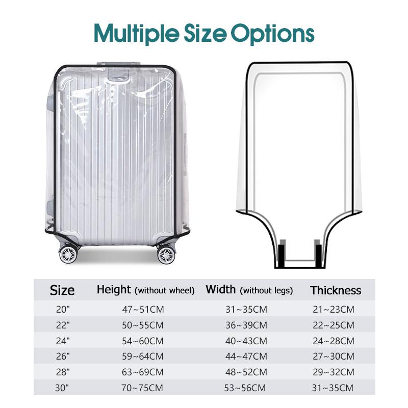 Seyahat Şeffaf Bagaj Kılıfı Su - Luggage Protective Cover Transparent incelemesi ve fiyatı