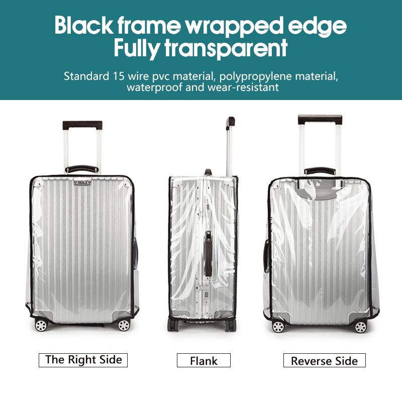 2027 Seyahat Şeffaf Bagaj Kapa - Luggage Protective Cover Transparent incelemesi ve fiyatı