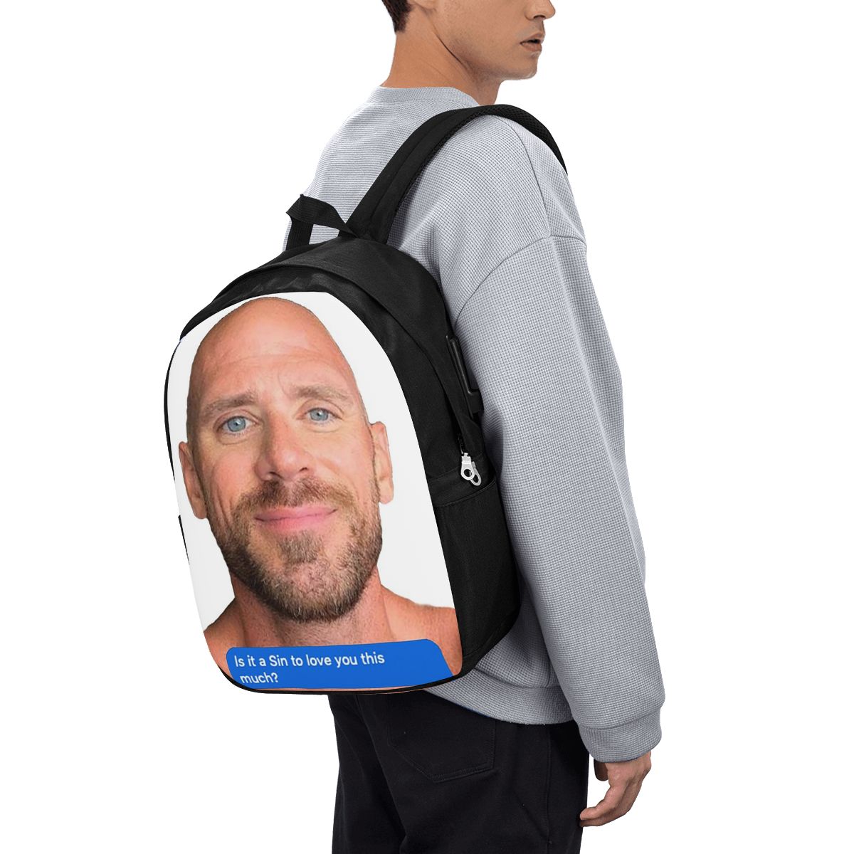 Johnny Sins Flirty Text Bubble - Travel Bags incelemesi ve fiyatı