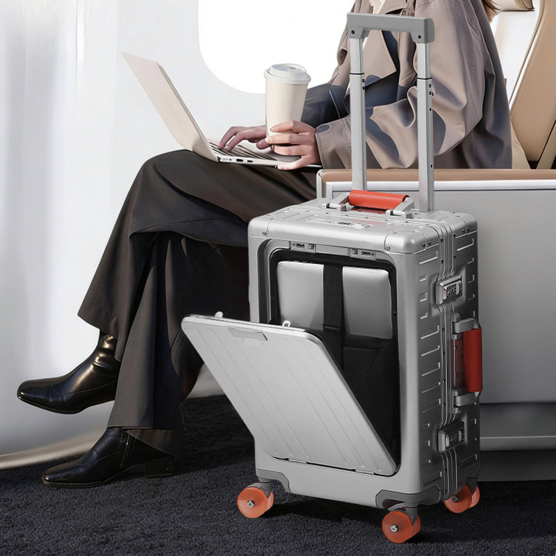 Tamamen Alüminyum Magnezyum Al - Front Opening Laptop Luggage 24 Inch incelemesi ve fiyatı
