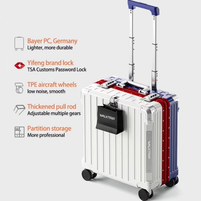 18 inç tekerlekli valiz, sert  - Aluminum Frame Carry On Luggage incelemesi ve fiyatı