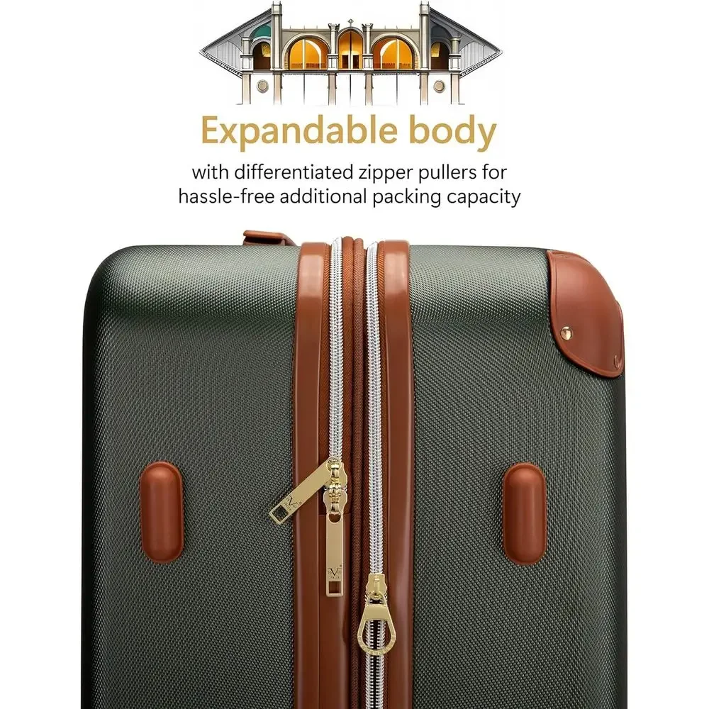 Vintage Seyahatler İçin 3 Parç - Expandable Hard Shell Luggage Set incelemesi ve fiyatı