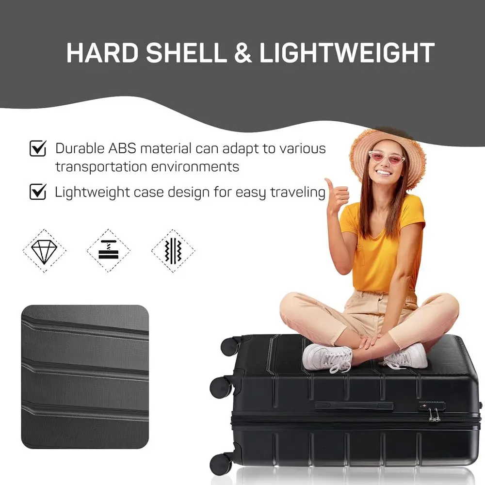 3 Parçalı Sert Kabuklu Döner V - Expandable Hard Shell Luggage Set incelemesi ve fiyatı