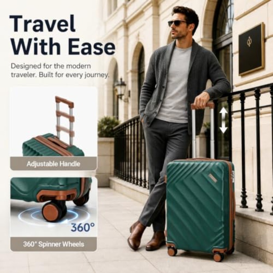 5 Parçalı Sert Kabuklu Genişle - Expandable Hard Shell Luggage Set incelemesi ve fiyatı