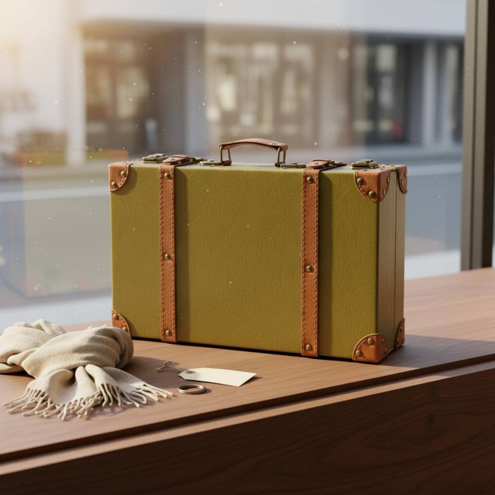 3 Parça Vintage Bavul Seti Fot - Retro Vintage Trunk Suitcase incelemesi ve fiyatı
