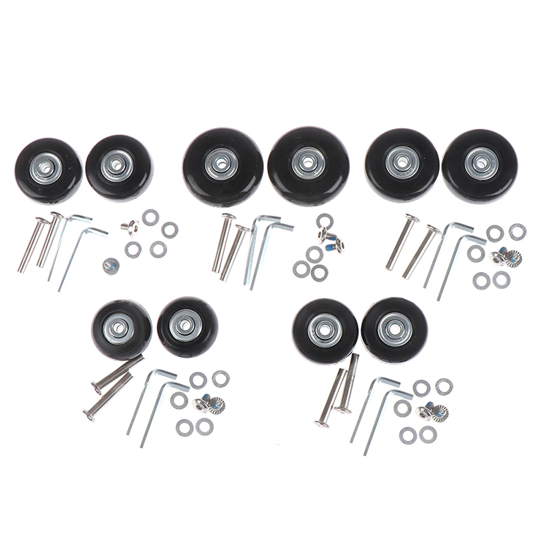 1 takım OD 40-54mm bavul parça - Silent Replacement Luggage Wheels incelemesi ve fiyatı