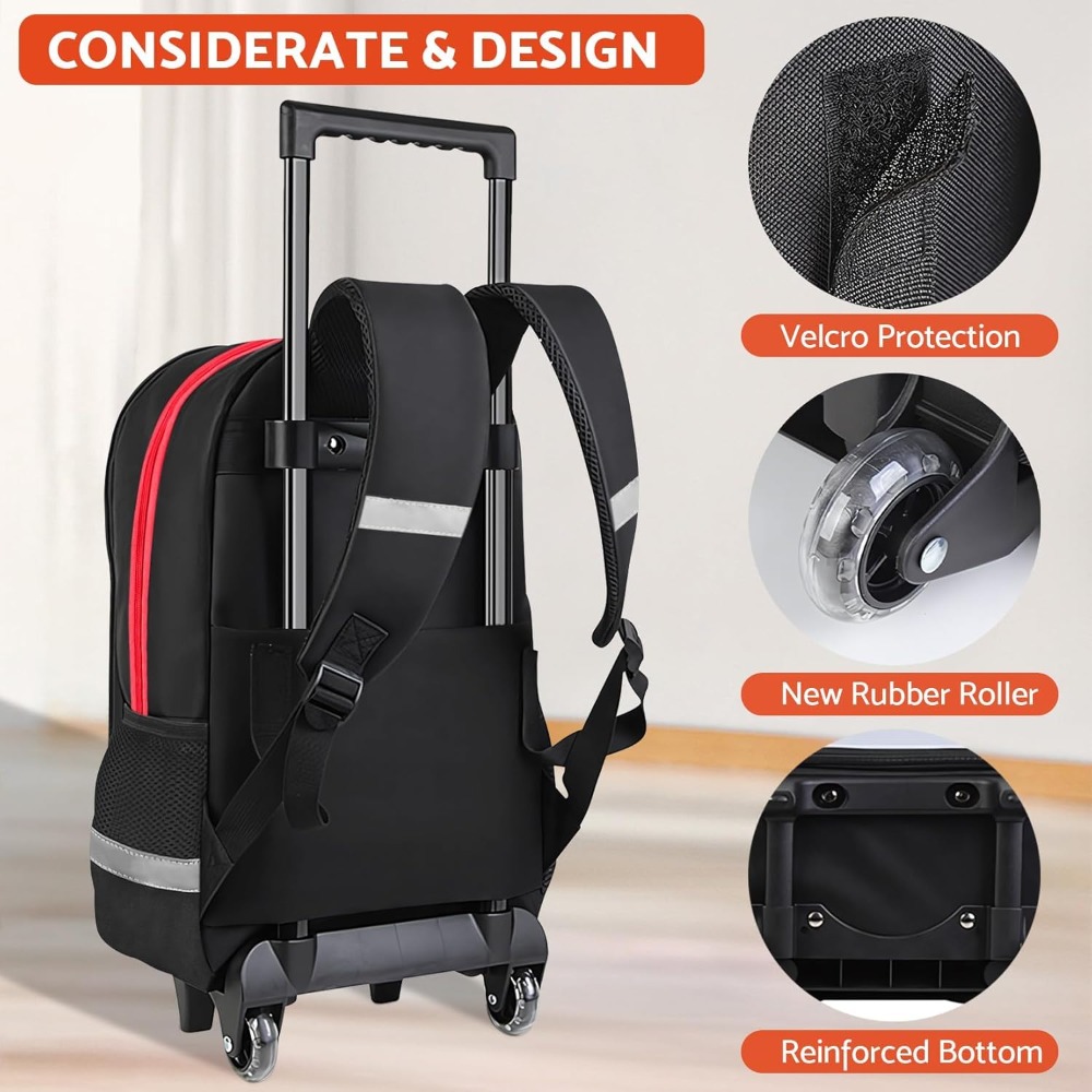 3'lü Çocuklar İçin Tekerlekli  - Foldable Rolling Luggage Bag incelemesi ve fiyatı
