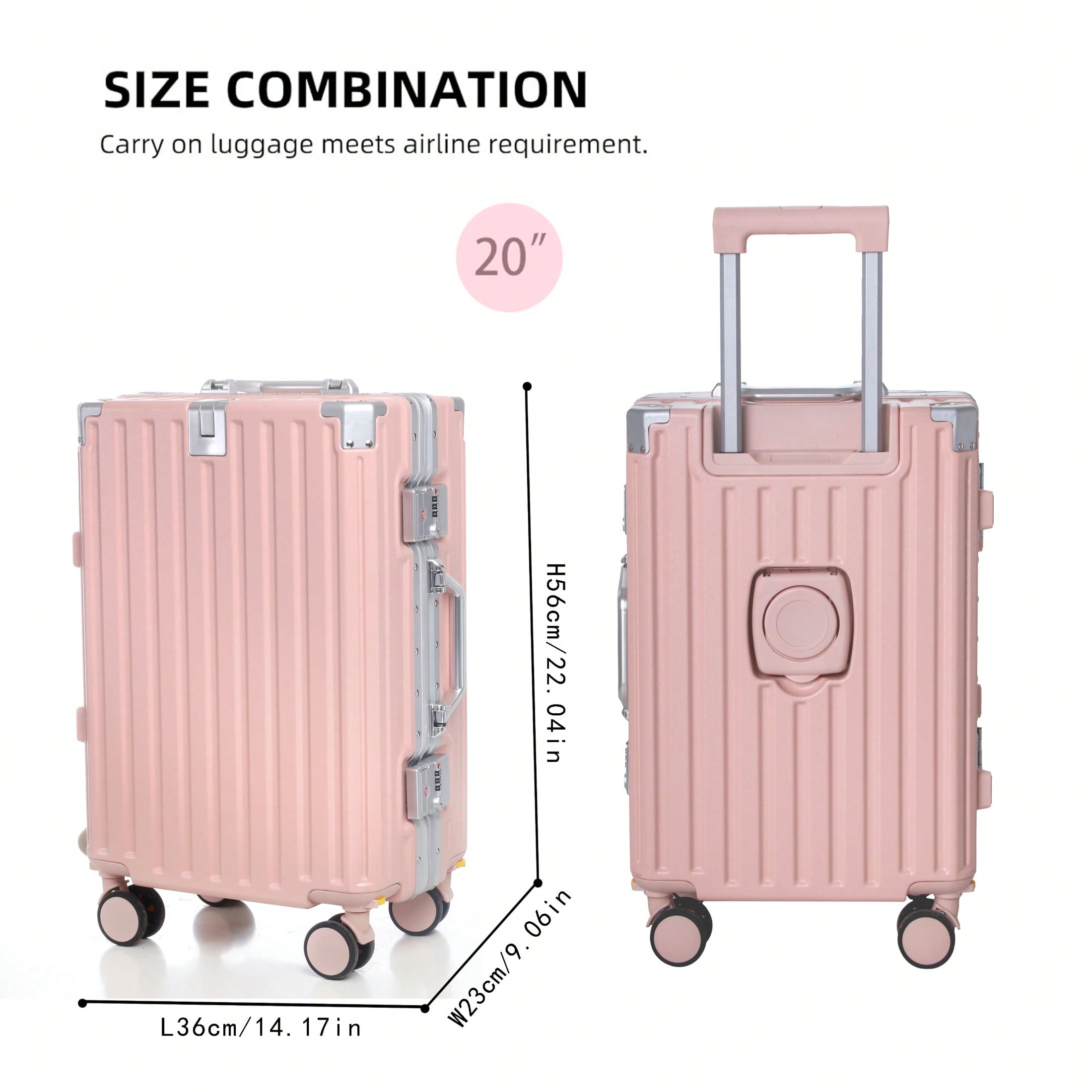 20 inç Kabin Boy Valizi, Havay - Aluminum Frame Carry On Luggage incelemesi ve fiyatı