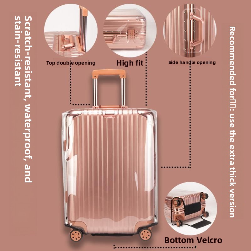 Bagaj için Kalınlaştırılmış Şe - Luggage Protective Cover Transparent incelemesi ve fiyatı