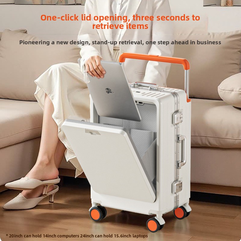 20/24/26 inç Alüminyum Çerçeve - Front Opening Laptop Luggage 24 Inch incelemesi ve fiyatı