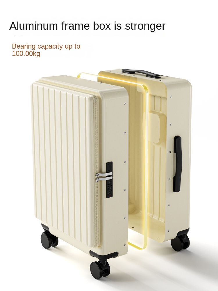 Yan Açılır Valiz 2025 Yeni Mod - Aluminum Frame Carry On Luggage incelemesi ve fiyatı
